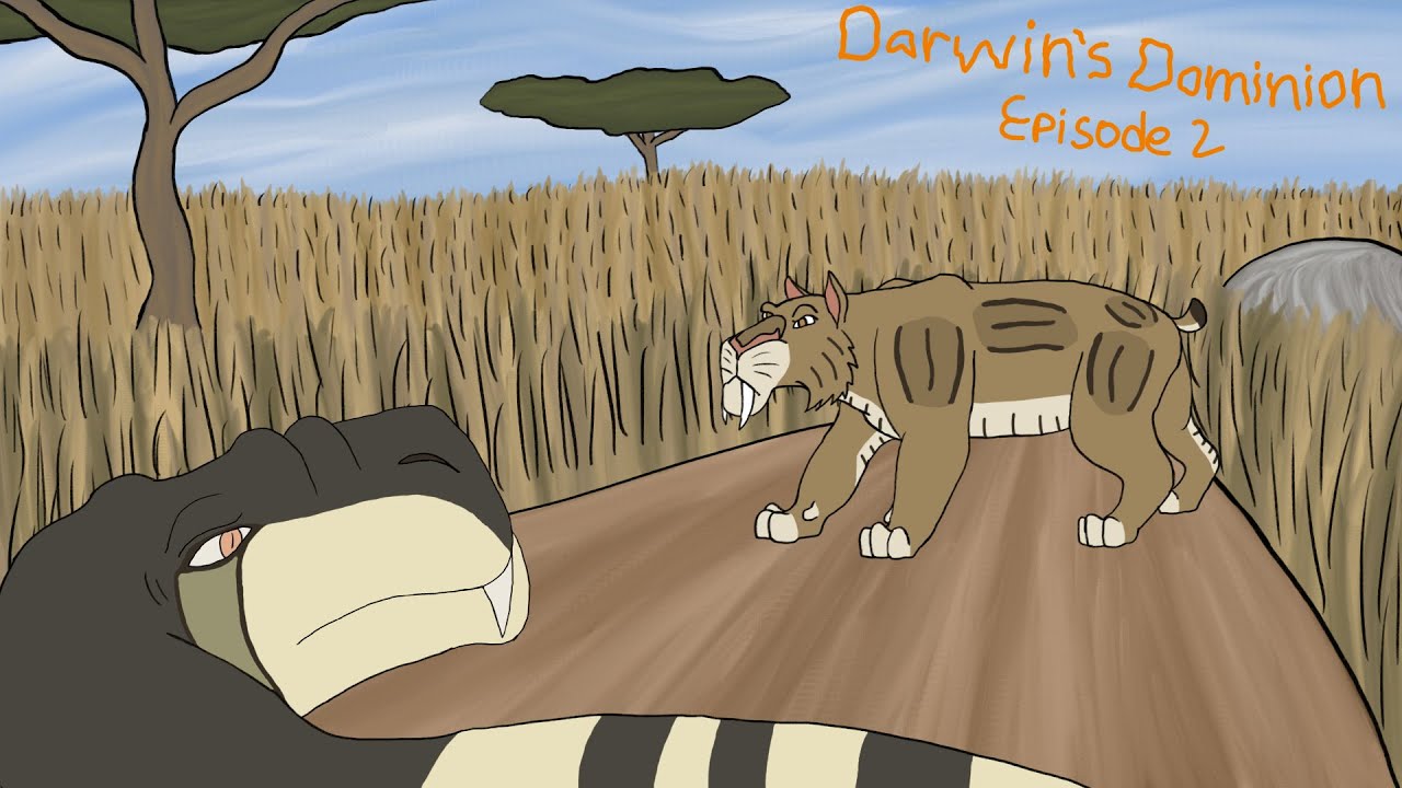Inostrancevia vs. Smilodon - Darwin's Dominion Episode 2