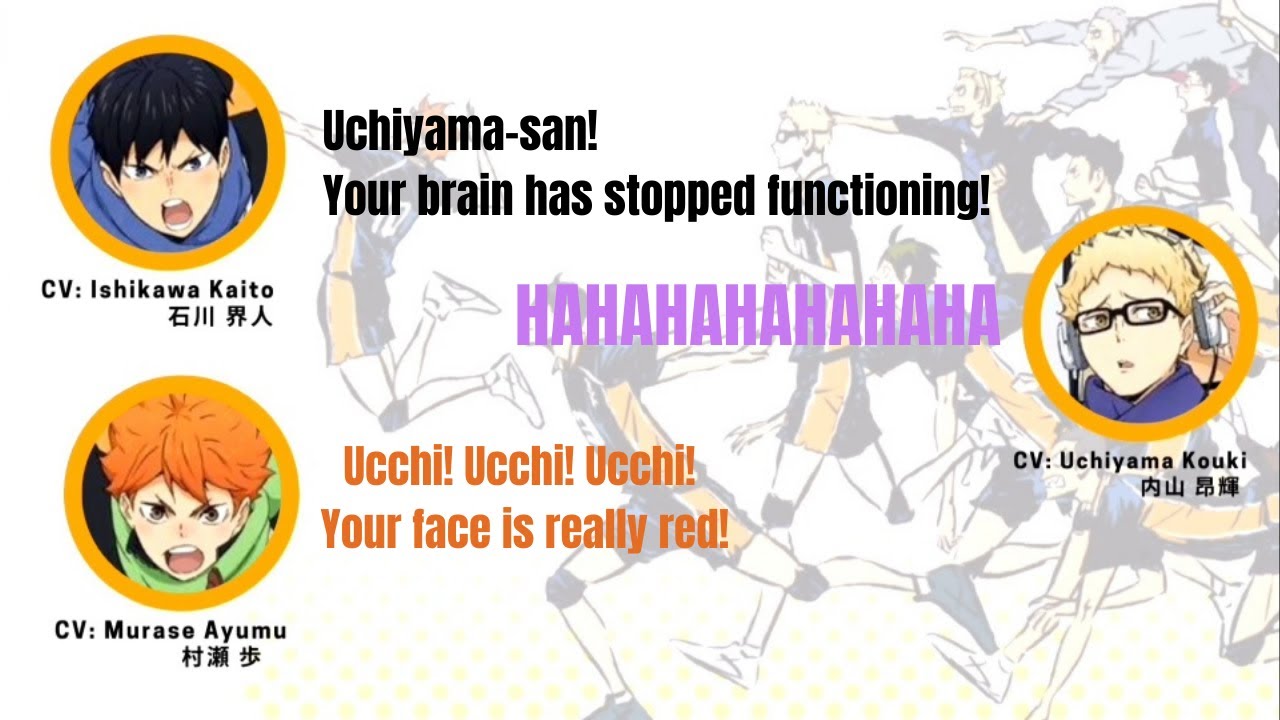 [ENG SUB] Uchiyama Kouki’s Haikyuu!! Presentation Showdown (DJ Ucchi!)
