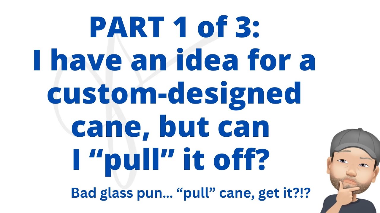 PART 1 of 3! I’m Designing and Pulling my Own Vitrigraph Cane! Watch this #FusedGlass Murrini Magic!