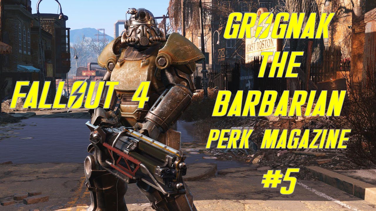 FALLOUT 4 - PERK MAGAZINE - GROGNAK THE BARBARIAN #5 (INSIDE VAULT 81)