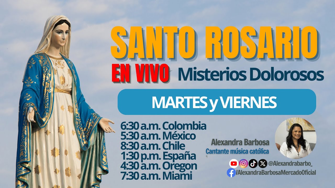 Santo Rosario Diario, Viernes 30 de Enero 2026 