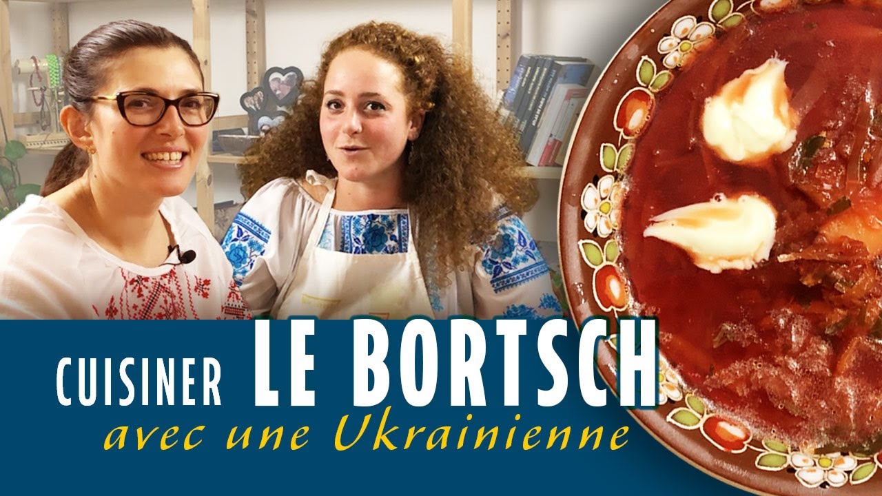 Cuisiner le bortsch avec une Ukrainienne