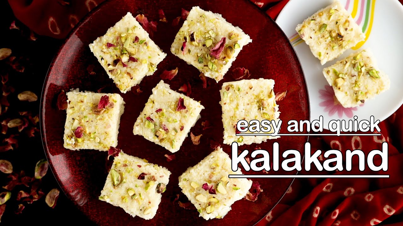 Kalakand / How To Make Kalakand / Easy Kalakand Recipe / Kalakand With Condensed Milk