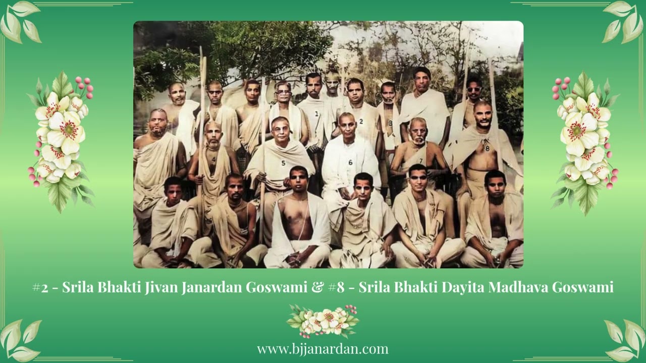 Appearance day of Srila Bhakti Dayita Madhava Goswami Maharaj