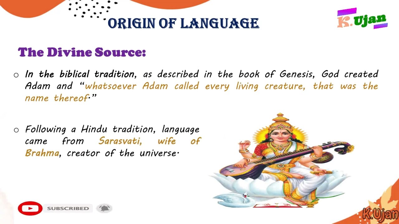 Divine Source Theory of Language | Origin of Language in Linguistics