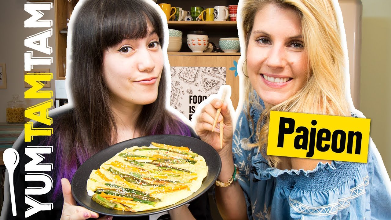 PAJEON? Oder doch PYJAMA?// Koreanische Pfannkuchen mit Sesam-Dip // #yumtamtam