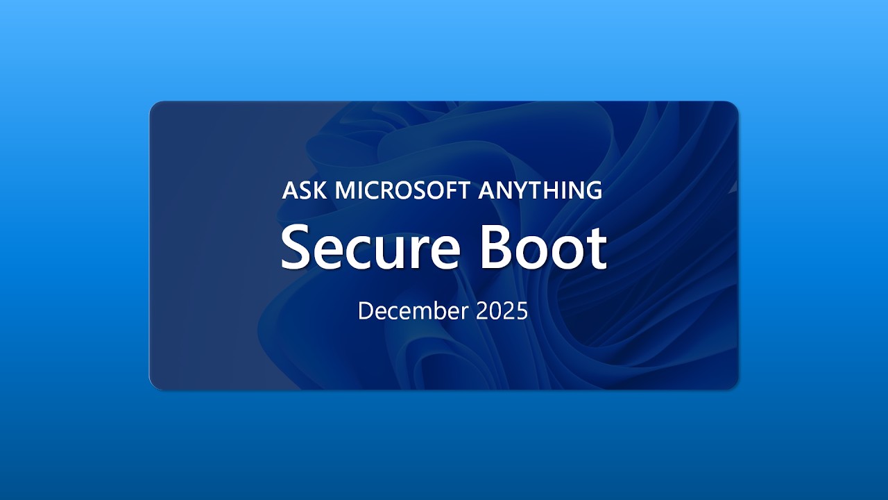 AMA: Secure Boot