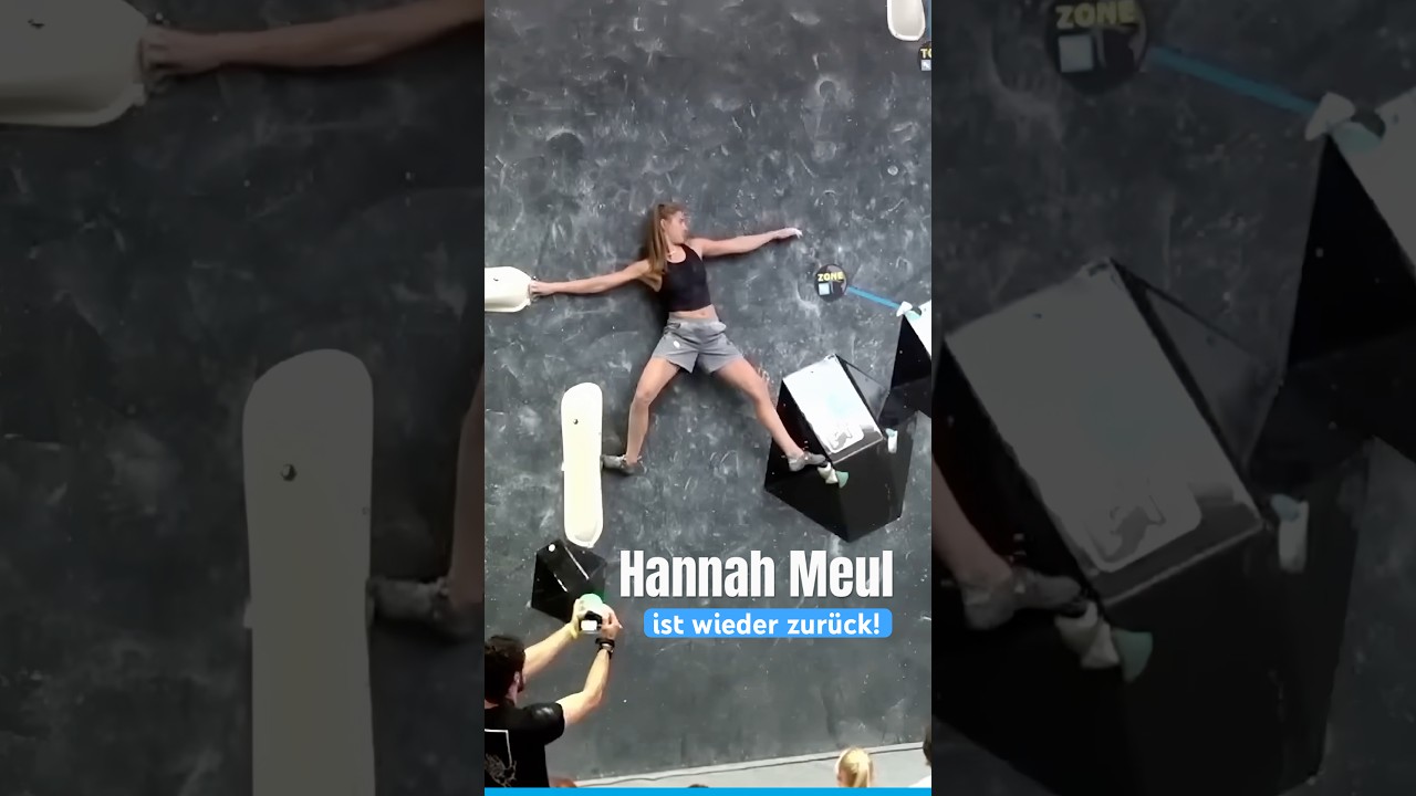 HANNAH MEUL ist nach fast 3 Jahren zur&uuml;ck! 🏆 | Deutschland Cup Wuppertal | BOULDER BUNDESLIGA