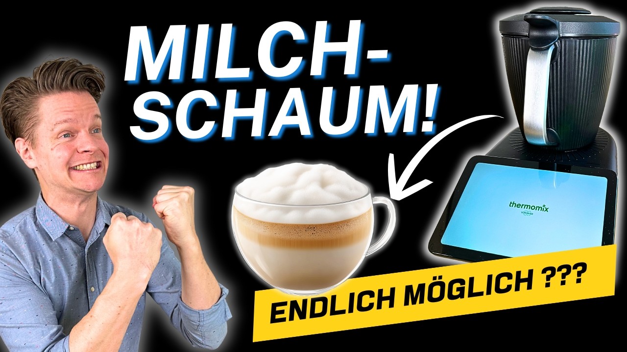 Milchschaum mit diesem NEUEN Thermomix Zubehör 🧐 TM5 TM6 TM7 TM31