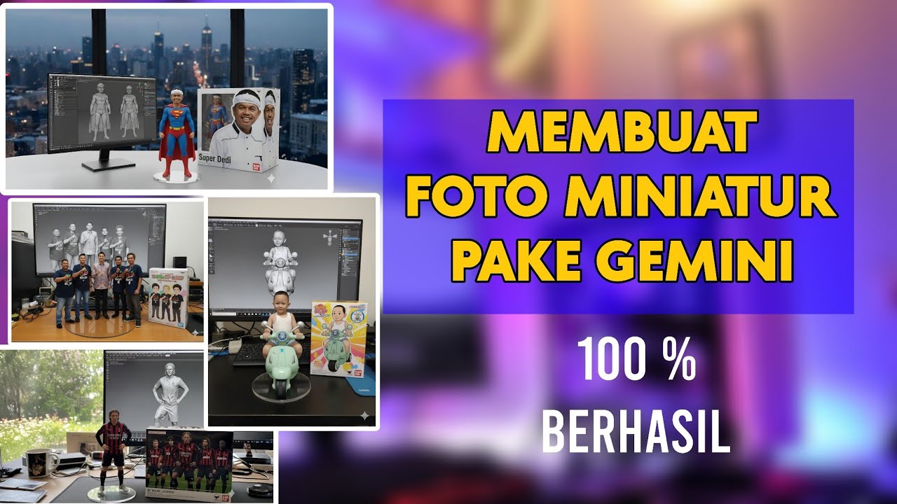 Lagi Viral! Membuat Foto Miniatur Dari Foto Sendiri Menggunakan Google Gemini