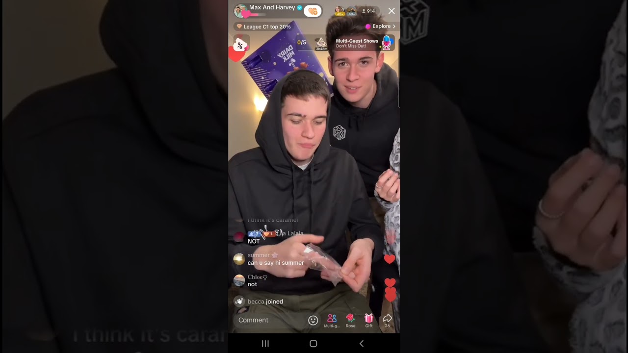 Max and Harvey live 11/5/24 with comments