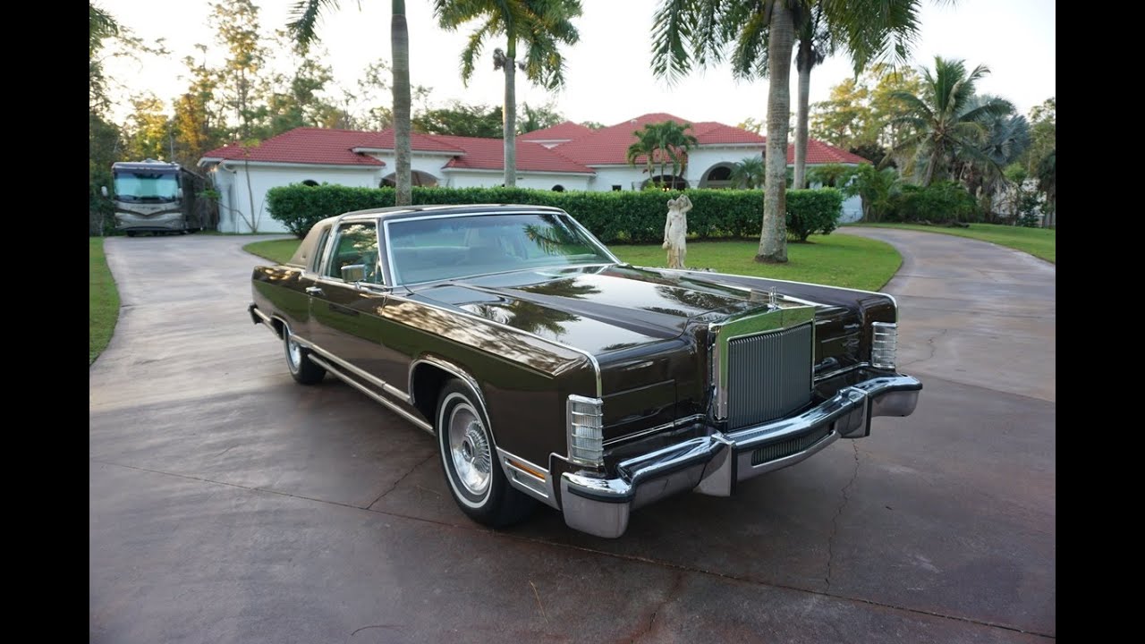 This 14K Mile 1979 Lincoln Continental Town Coupe was the Last of the Giant American Land Yachts