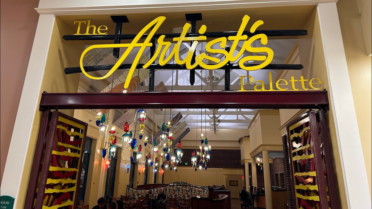 Экскурсия по магазину The Artists Palette в курортном комплексе Disney&rsquo;s Saratoga Springs | Walt ...