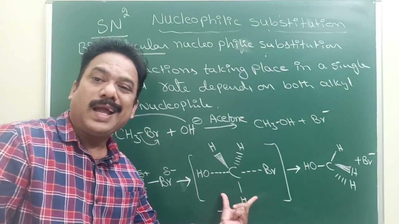 SN2 Reaction Mechanism || Haloalkanes(alkyl halides) - 5 || Jee, NEET, Eamcet, Olympiad |