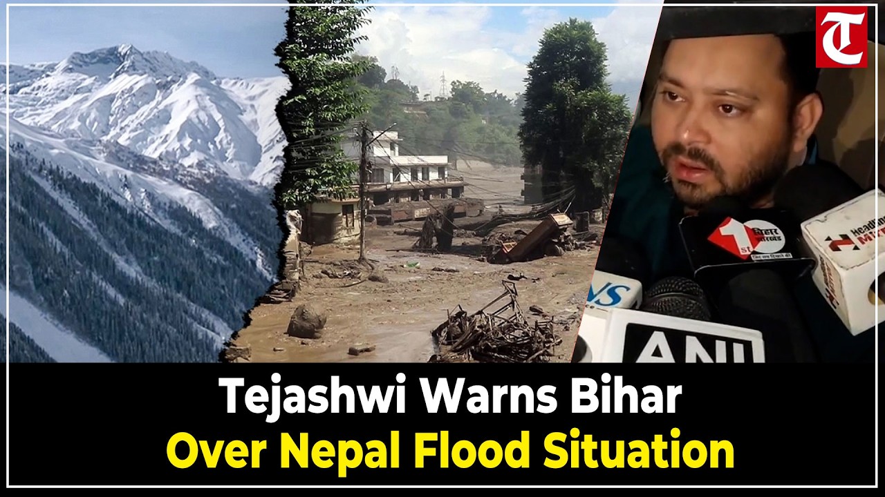 Tejashwi Yadav Warns of Bihar Flood Risk, Questions Govt Preparedness After Nepal Floods