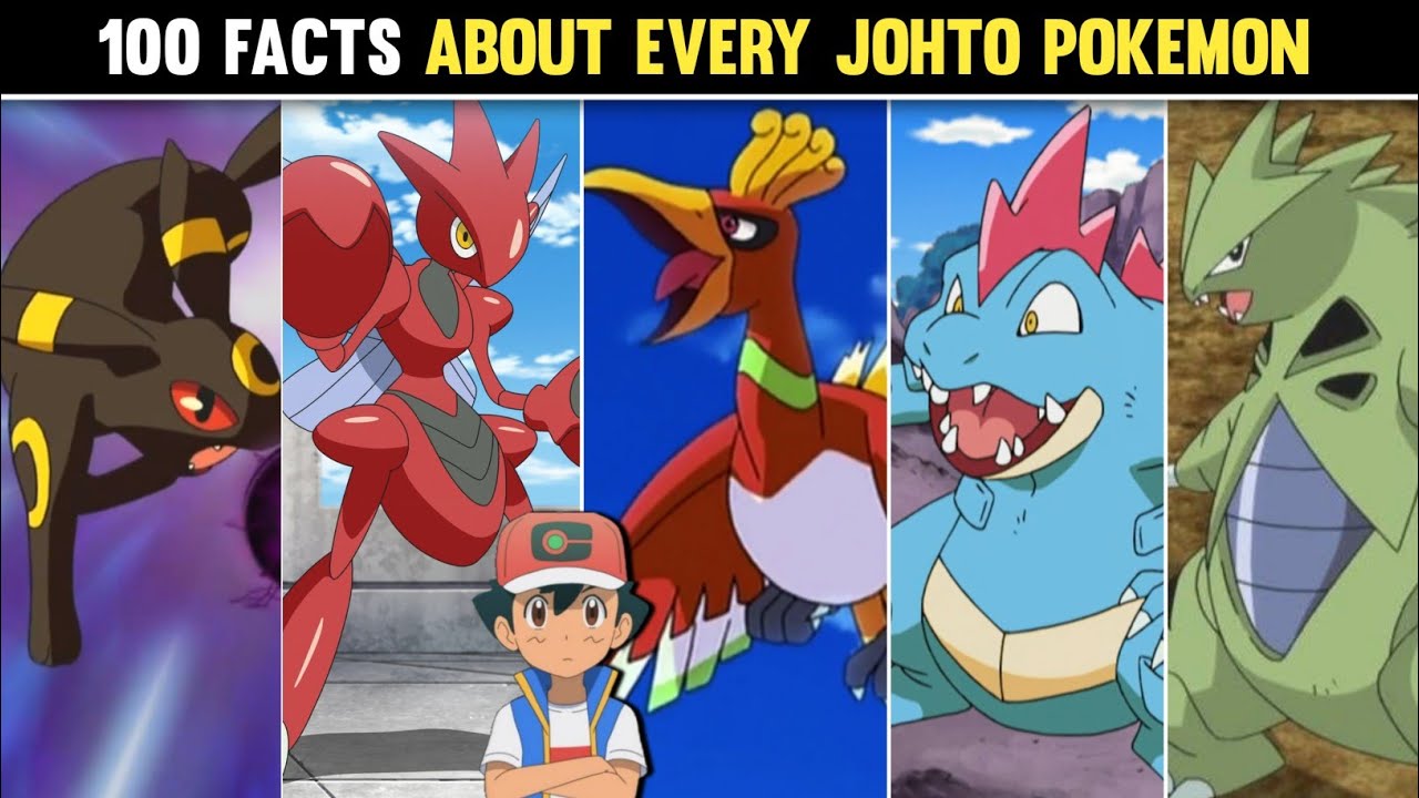 100 Facts About all Johto Pokemons|Facts About all Johto Pokemons|100 Facts Of Pokemon|@Pokedon2_