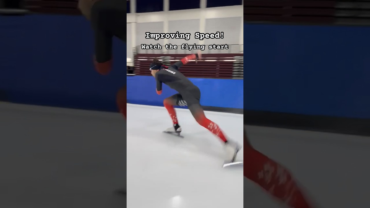 Intense Training at the Utah Olympic Oval! 🇨🇭⛸️ #speedskating #utah #trainhard