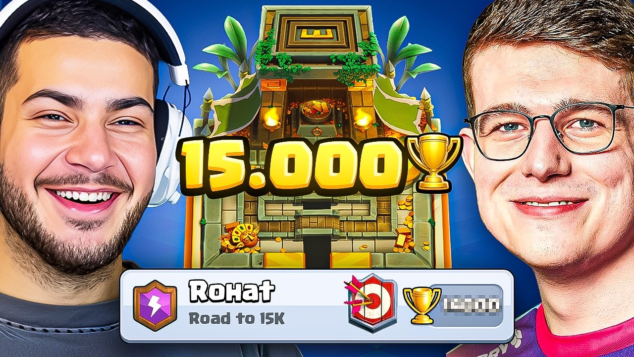 😱🤯NEUES ROHAT 15.000 TROPHÄEN PROJEKT... (Road to Pro) | Clash Royale Deutsch