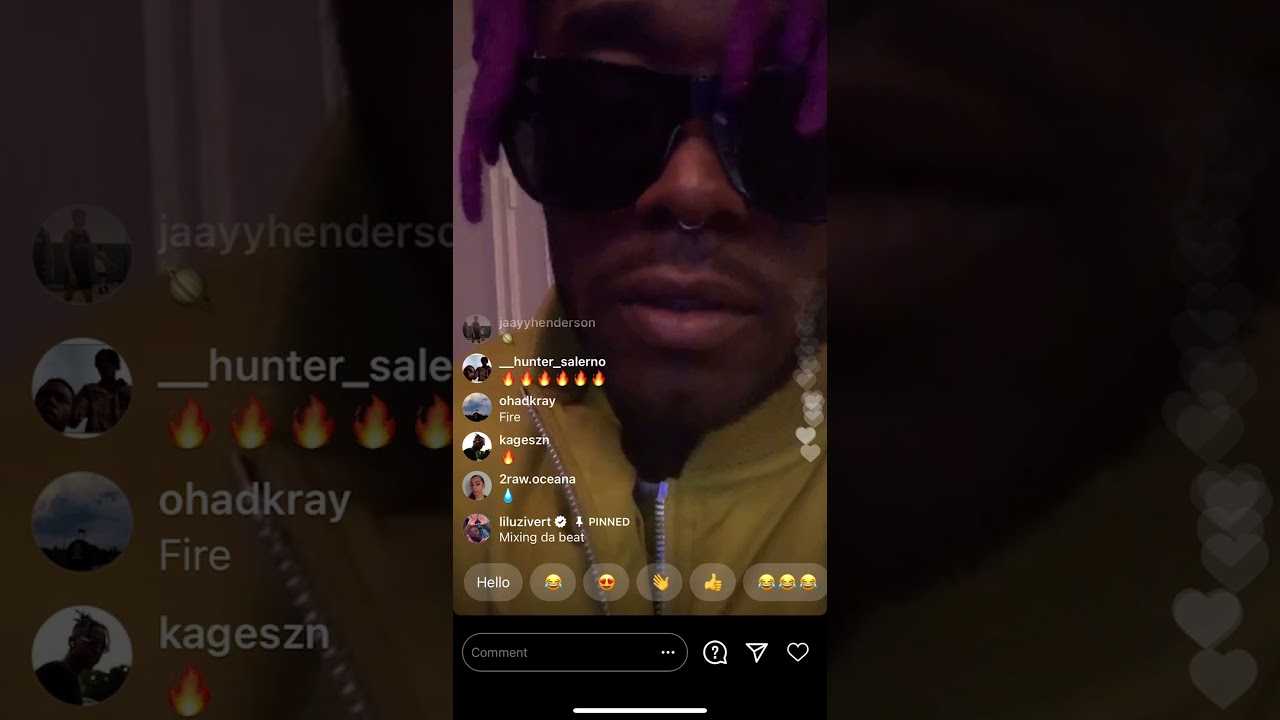 Lil Uzi Vert on Instagram Live [12/21/2020]