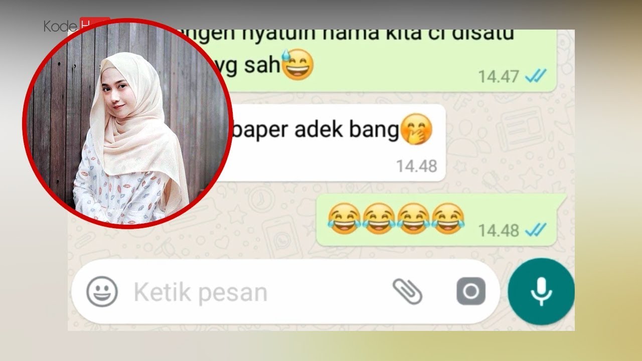 Chat Lucu Romantis Bikin Baper Gebetan #WA 11 Kode Hati