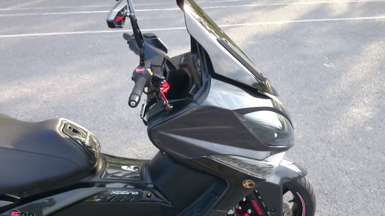 Kymco Xciting 500i R sound exhaust akrapovic