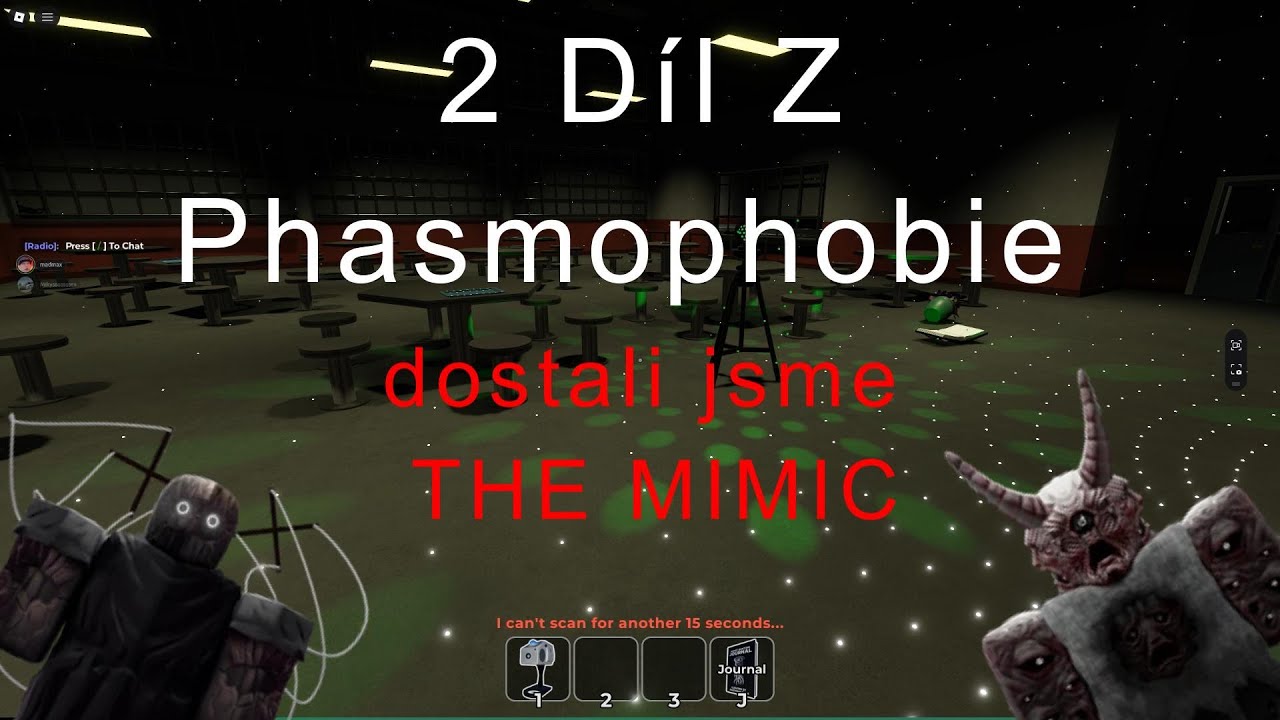 Hraju Phasmophobii a dostali jsme THE MIMIC! (Roblox Demonology)