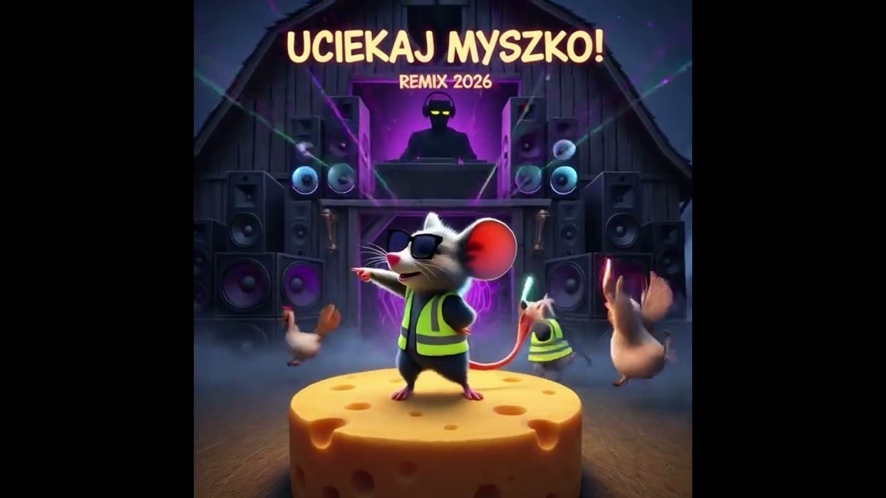 UCIEKAJ MYSZKO! (Remix 2026) 🐭🔥 BIT ROZWALA SYSTEM! #bassboosted #edm #remix #remix2026 #dladzieci