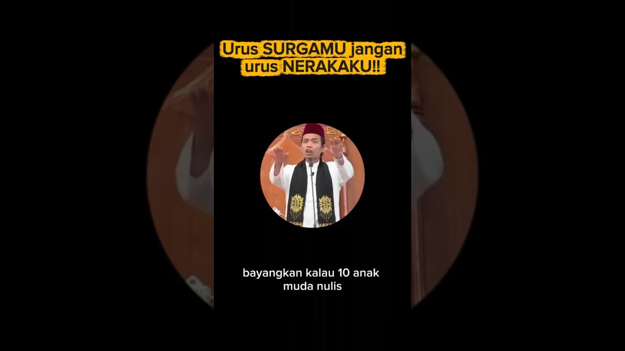 Urus surgamu jangan urus NERAKAKU!! 