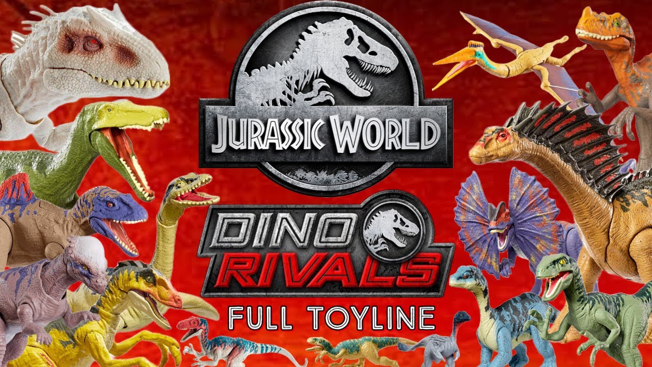 Обзор всей линейки игрушек Jurassic World Dino Rivals!