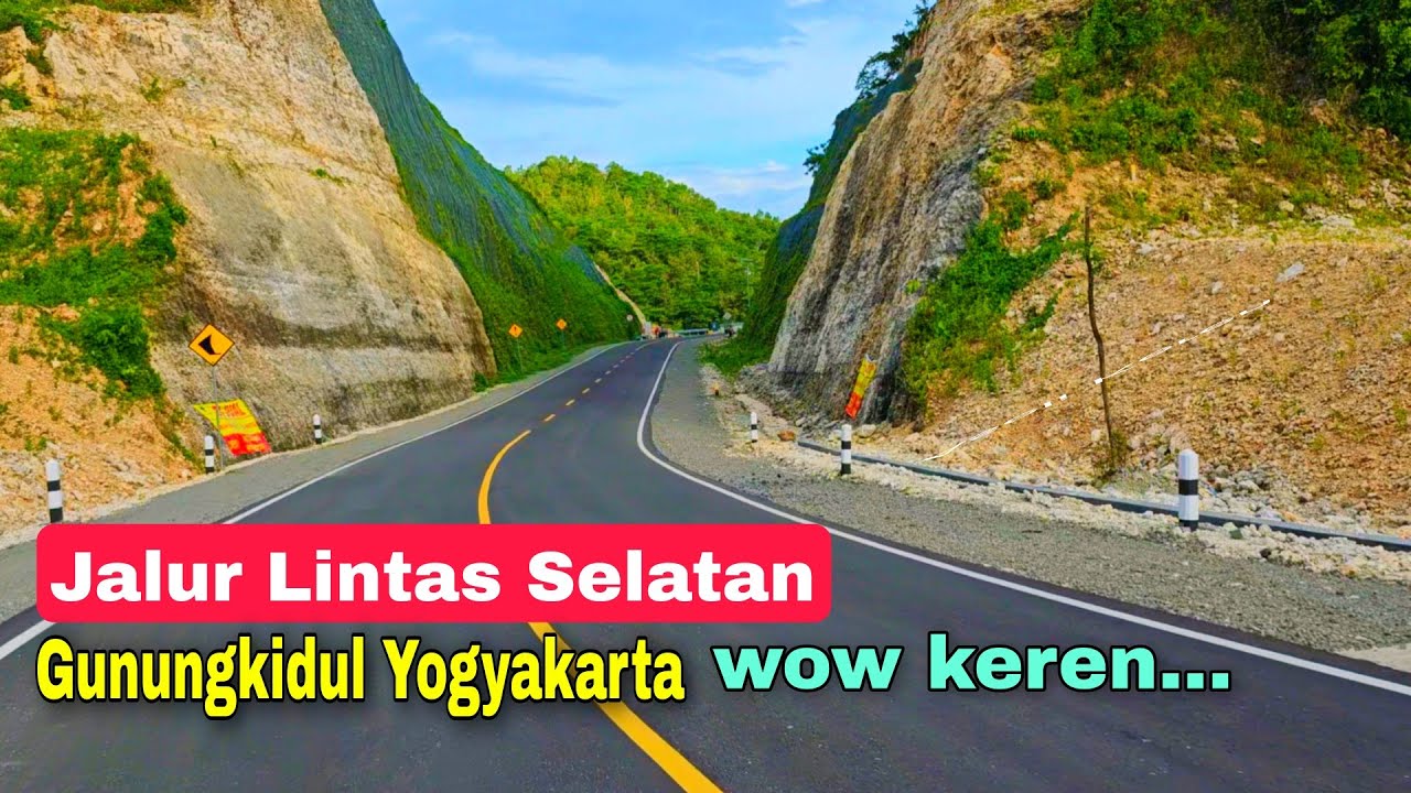 Jalur Jalan Lintas Selatan JJLS Gunungkidul Yogyakarta | Wisata Jogja Terbaru 2023