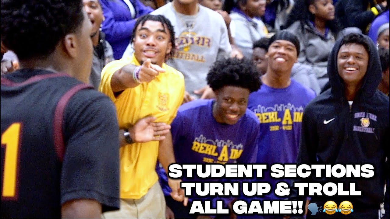 Student Sections were TURNT Before Game Even Started 🗣️🗣️🔥 || Edna Karr vs. McDonogh #35