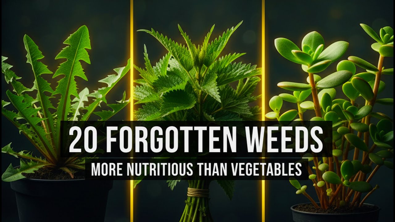 20 Forgotten Weeds More Nutritious Than Vegetables