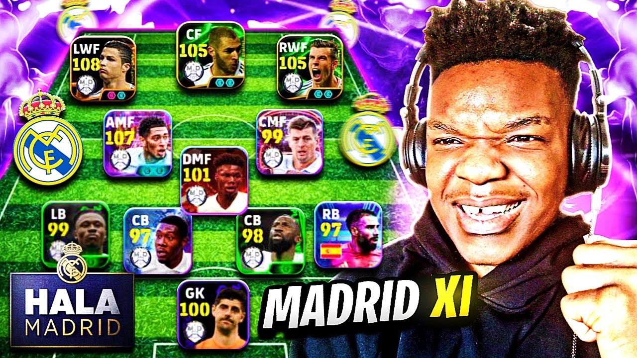 I USED REAL MADRID IN SPANISH TEAM EVENTS🔥| #efootballmobile