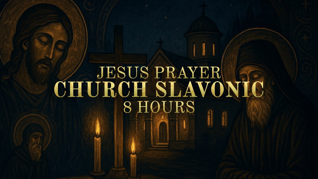 8 Hours Church Slavonic Orthodox Jesus Prayer Loop for Sleep, Repentance & Pace | Christian Chant
