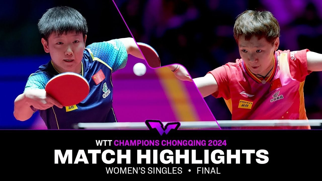 Sun Yingsha vs Wang Manyu | WS Final | WTT Champions Chongqing 2024