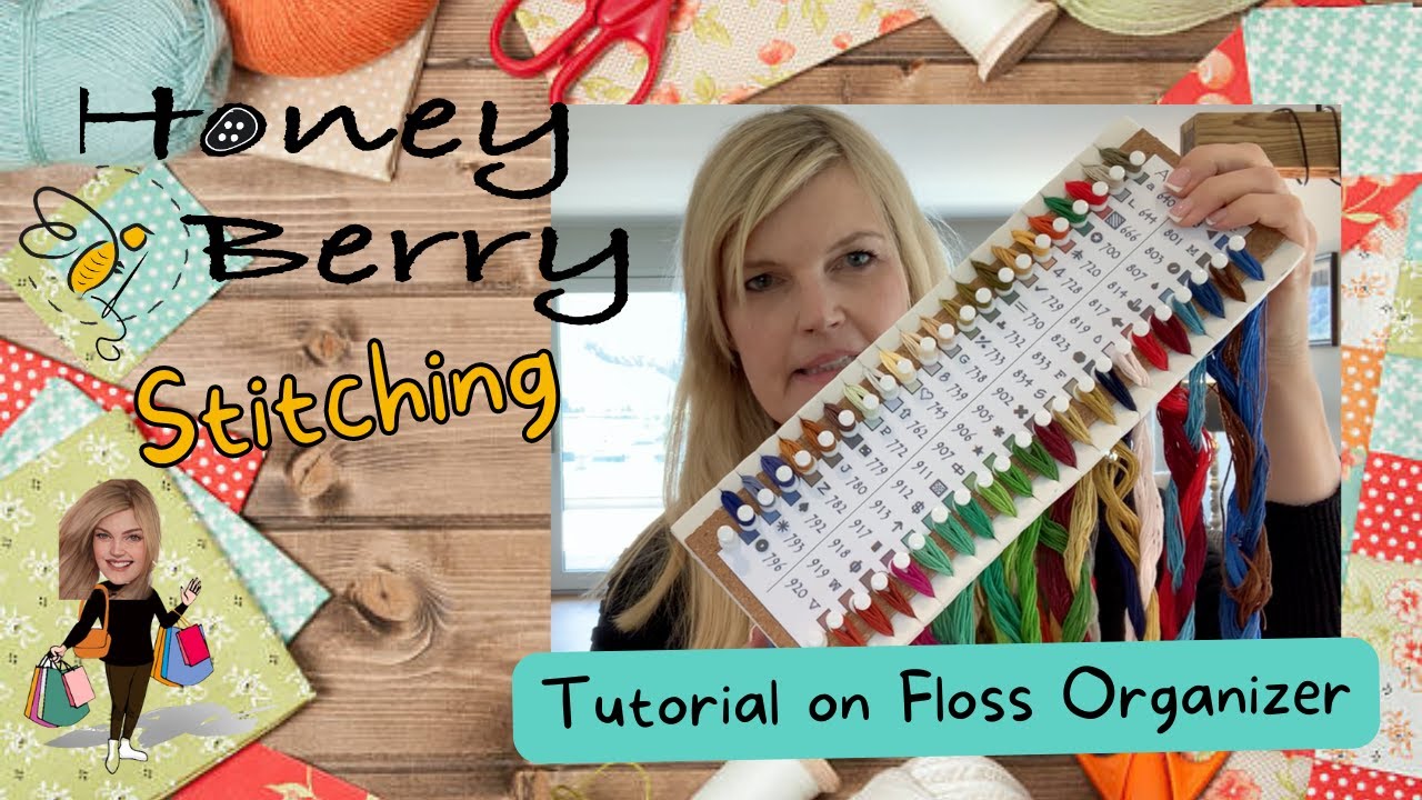 Flosstube#5 - Floss organizer tutorial. Make your own.