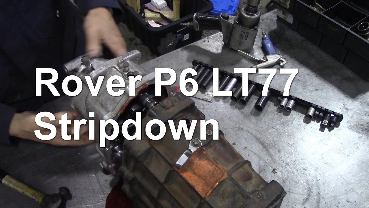 Разборка коробки передач Rover P6 LT77 с приводом на 2 колеса