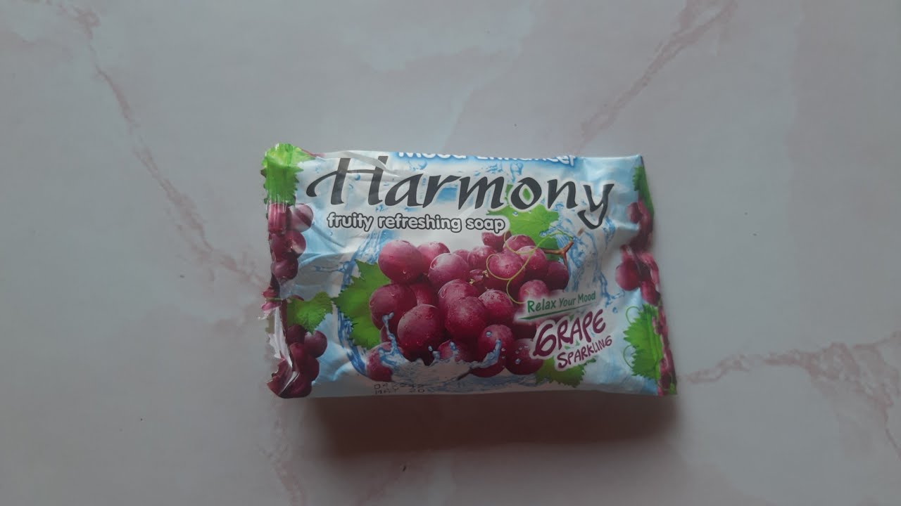 ASMR Soap #Request5 Harmony purple grape lathering 🍇🧼 creamy foamy soap | main sabun