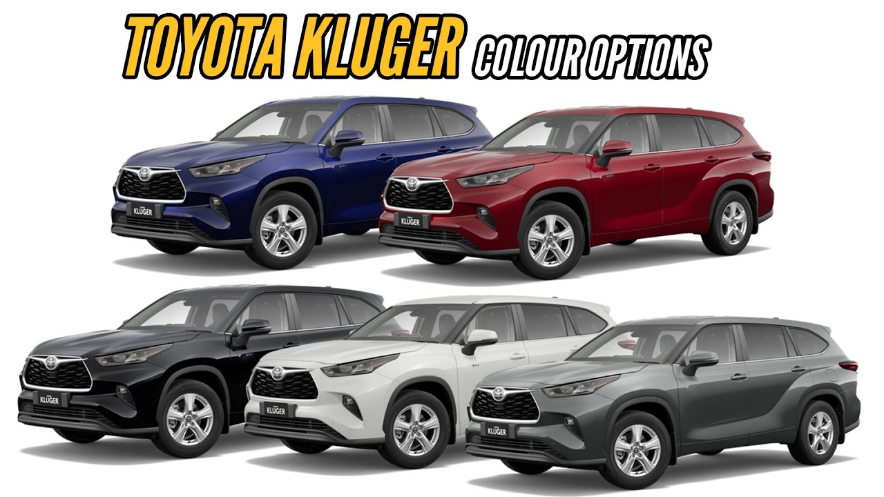 Best Toyota Kluger Color? Find out which one is for you | AUTOBICS