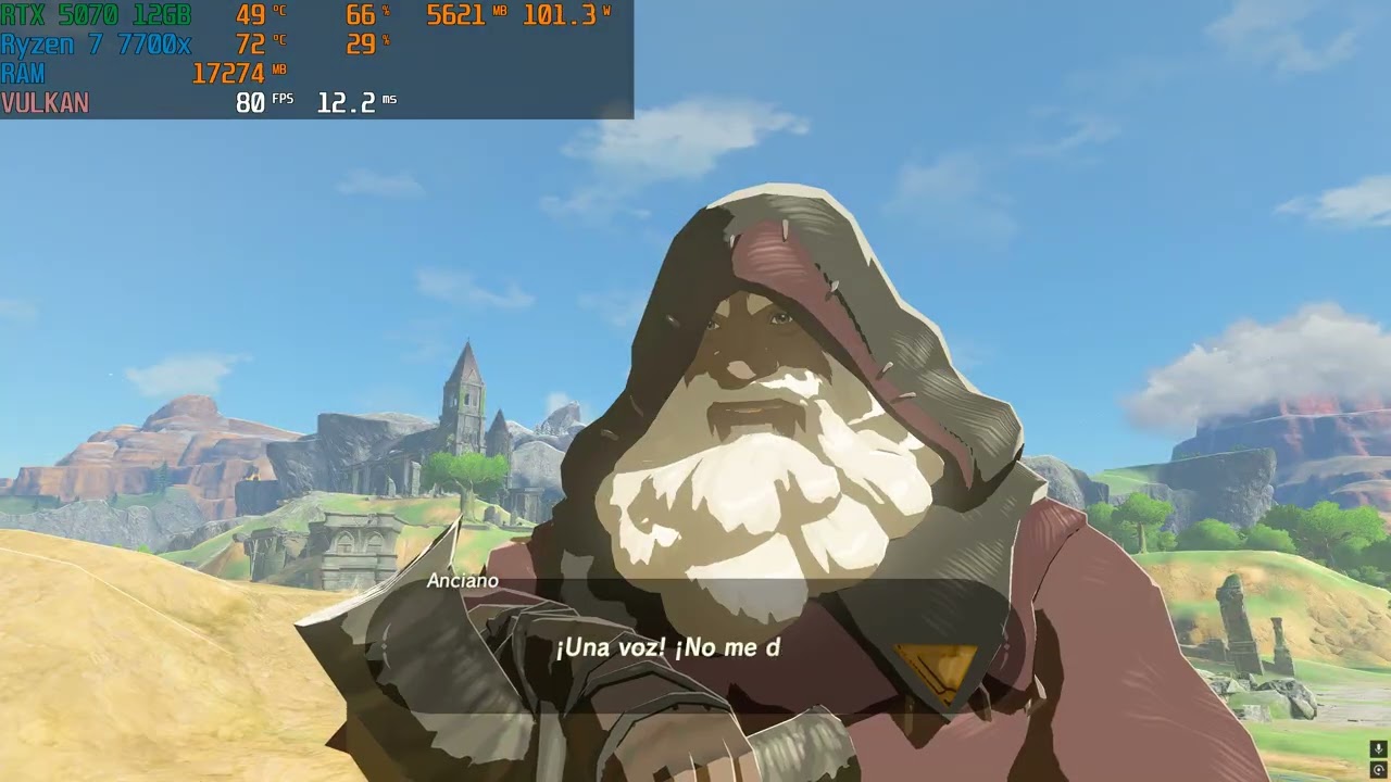 The Legend of Zelda Breath of the Wild | RTX 5070 | FPS Test & Performance | Ryujinx