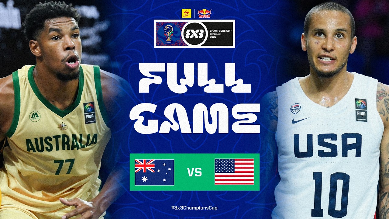 🇦🇺 Австралия против США 🇺🇸 | Спонсор FIBA ​​3x3 | Кубок чемпионов Red Bull 2026 | Полная запись и...