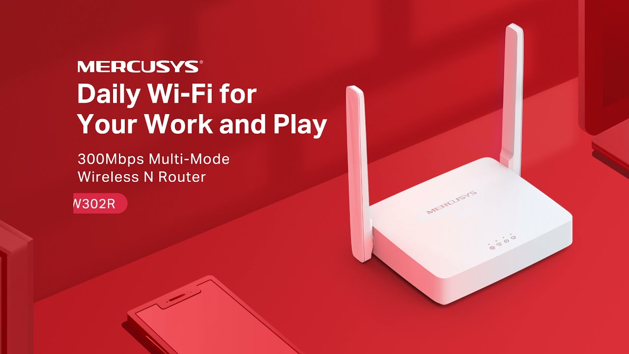 Mercusys MW302R 300Mbps Multi-Mode Wireless N Router