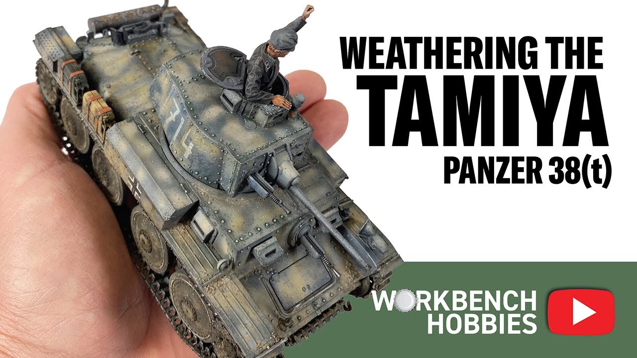 Преобразите свой танк TAMIYA Panzer 38(t) с помощью техники состаривания