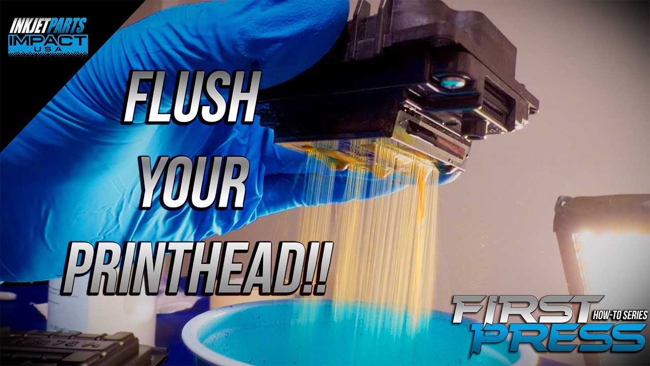 How to Flush your DTF I3200 Printhead! / / First Press