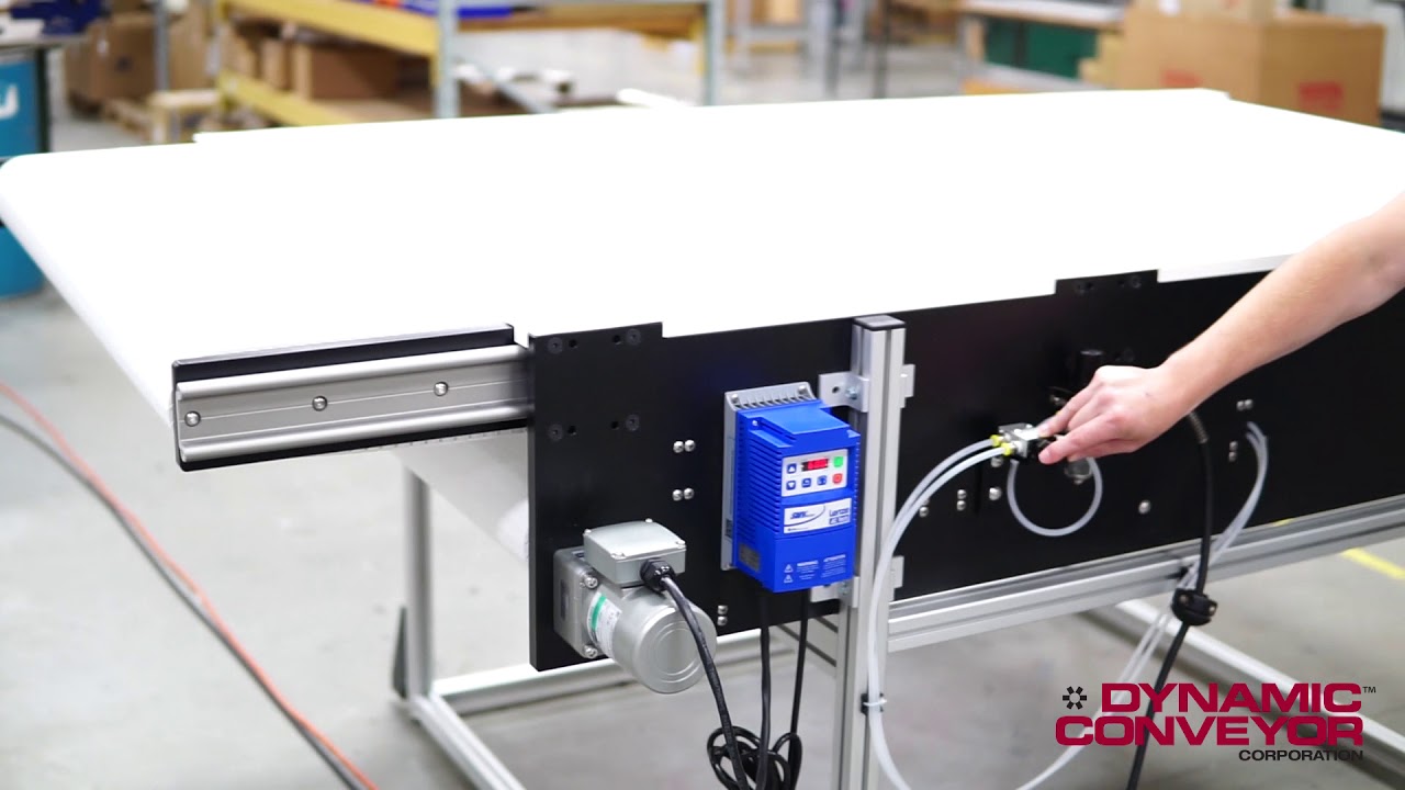 Retractable Belt Conveyor for Product Separation