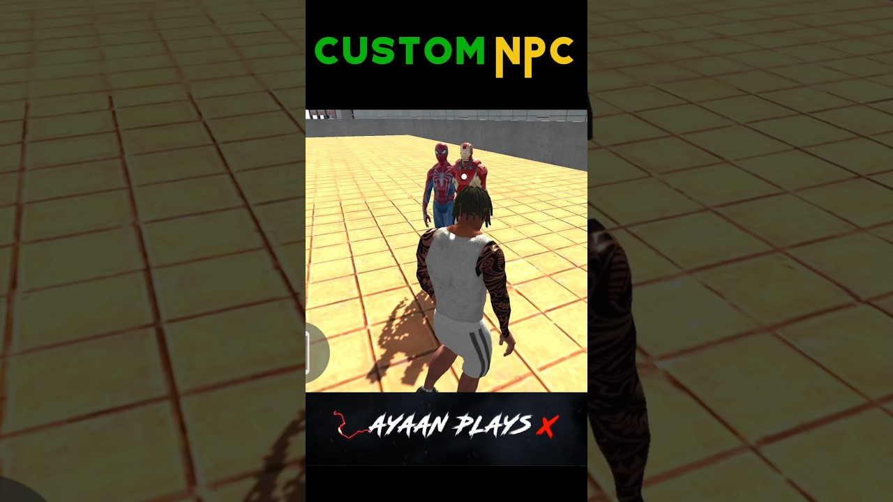 Custom NPC Spawn Feature 😱 IBD3D New Update 🤯 #shorts #indianbikedriving3d