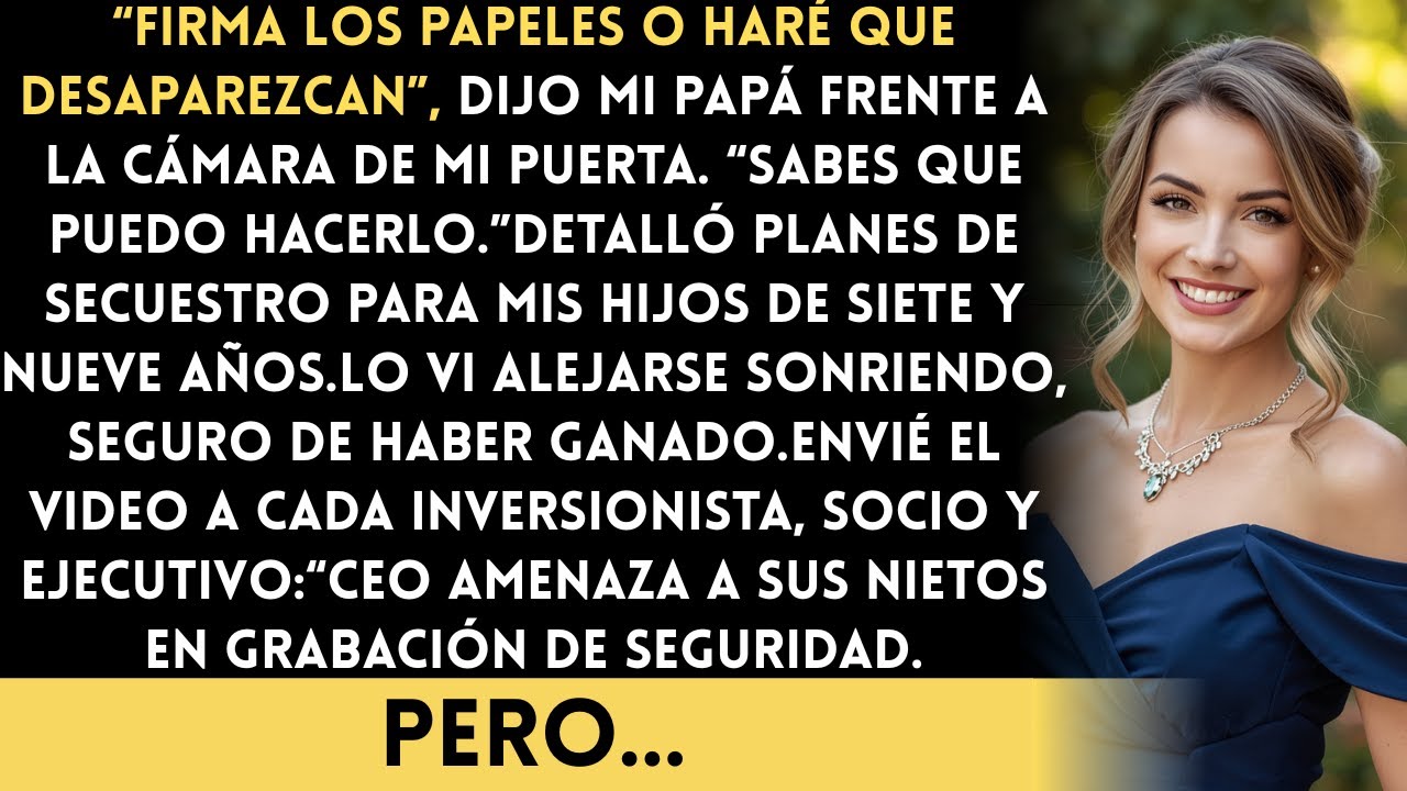 Papá amenazó a mis hijos para obligarme a vender la empresa — El video llegó a doce miembros del…