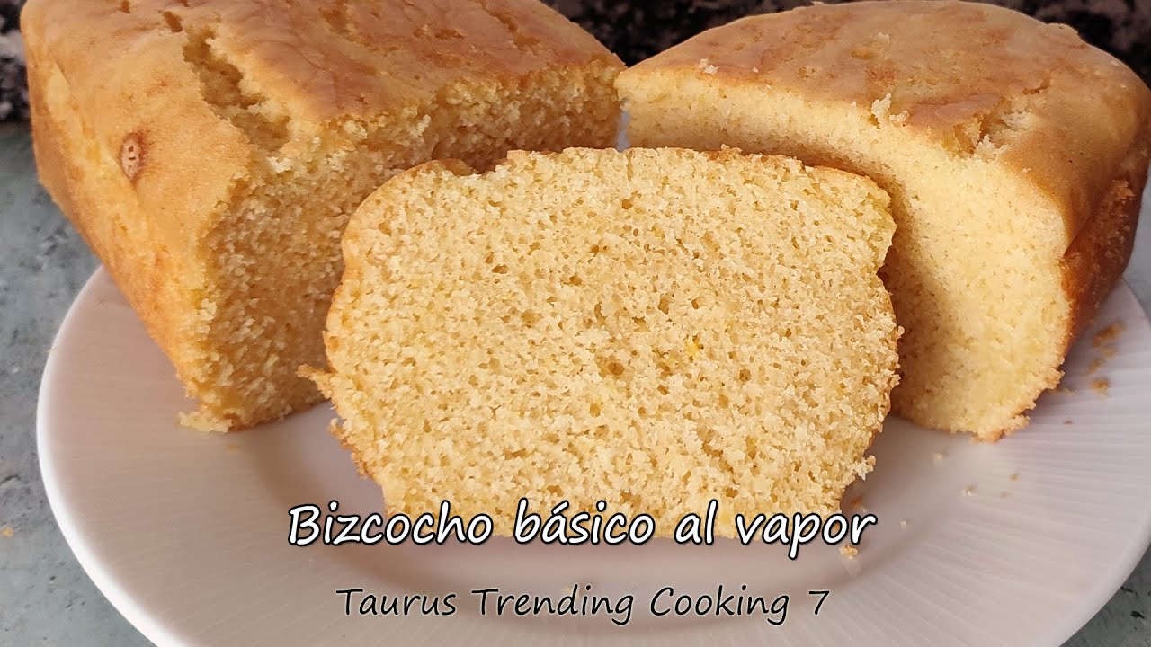 Bizcocho básico al vapor en Taurus Trending Cooking 7, Chefbot Touch y otros robots similares