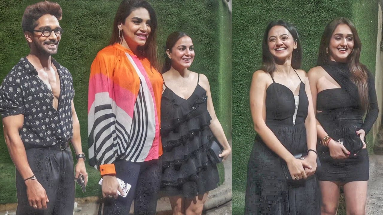 Heli Shah, Shraddha Arya, Anjum Arrives at Neha Adhvik Mahajan 27th Grand Birthday Celebration