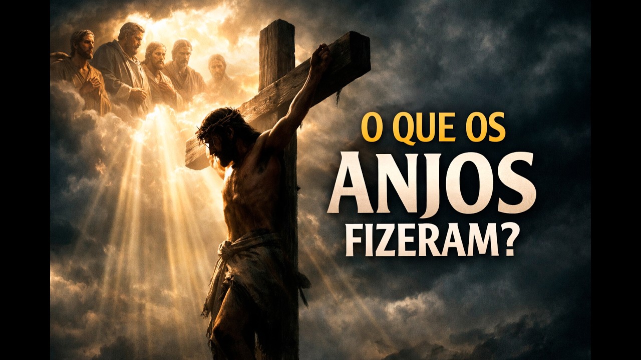 O silêncio que parou o Paraíso: O que os anjos viram (e sentiram) durante a crucificação
